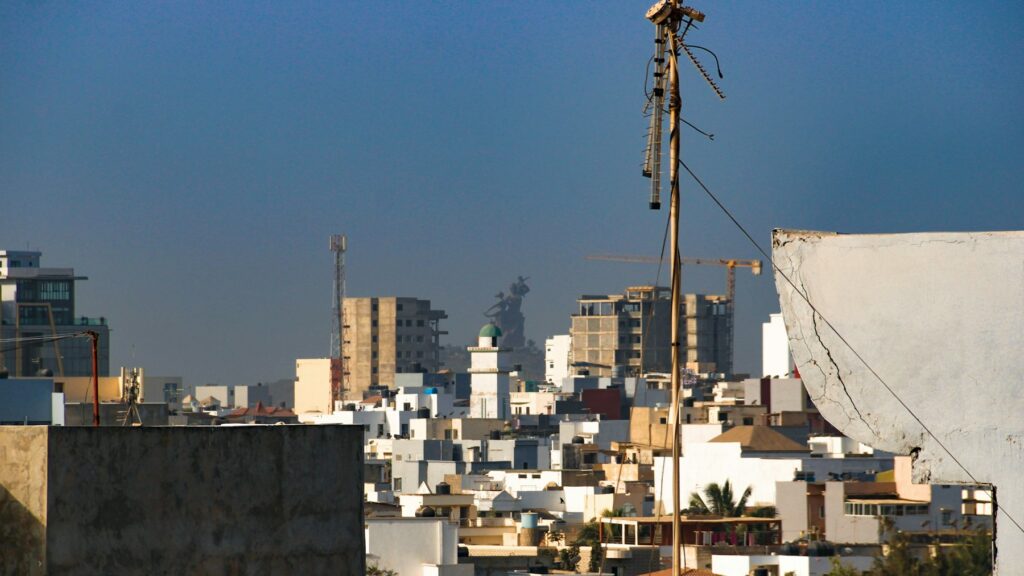 Vue sur les immeubles de Dakar, investissement immobilier au Sénégal